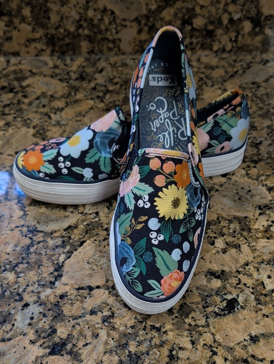 Keds Shoes - Keds Floral Slip-On Sneakers - Multicolor Blooms